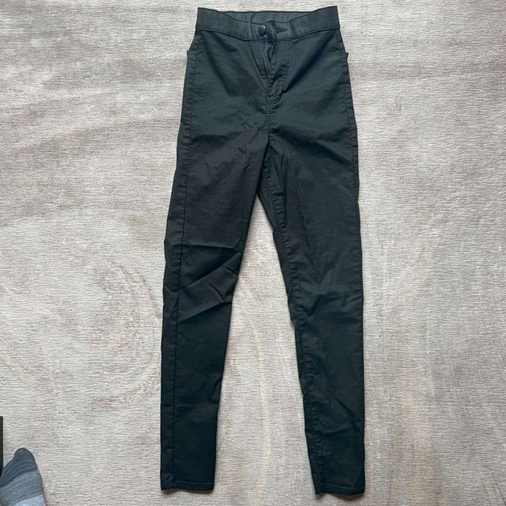 Top shop coated joni pants